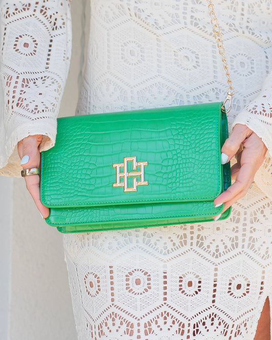 Bryn Clutch/Crossbody Kelly Green