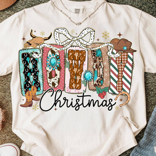 Howdy Christmas Comfort Colors Tee