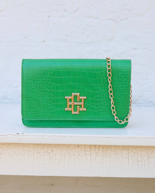 Bryn Clutch/Crossbody Kelly Green