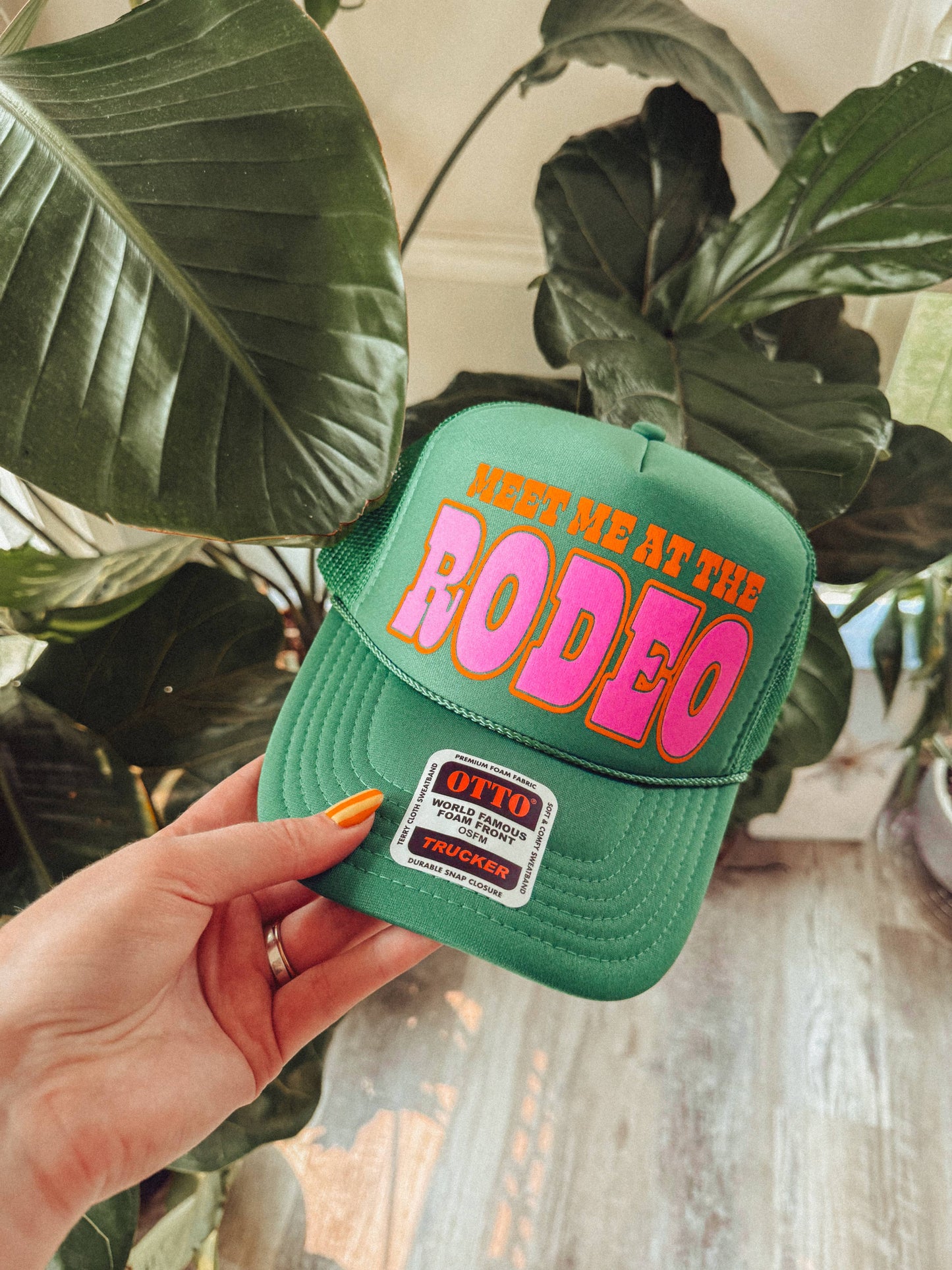 Meet Me At The Rodeo, Western Trucker Hat