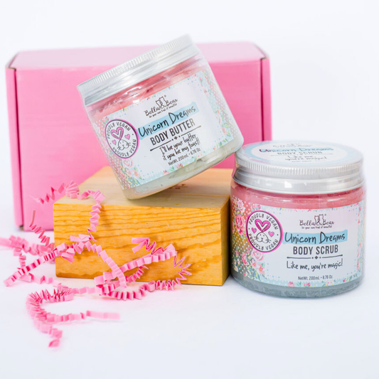 Unicorn Gift Set - 3-in-1 Body Scrub & Unicorn Body Butter