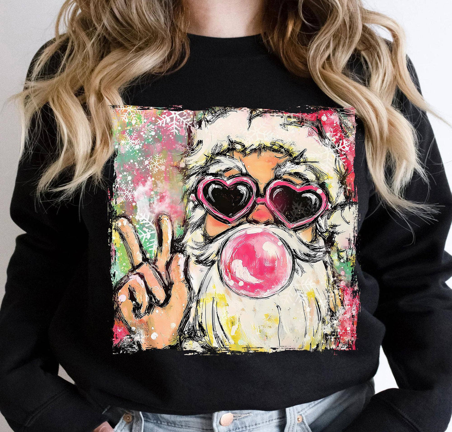 Preppy Santa Clause Comfort Colors Tee