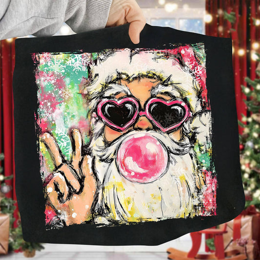 Preppy Santa Clause Comfort Colors Tee