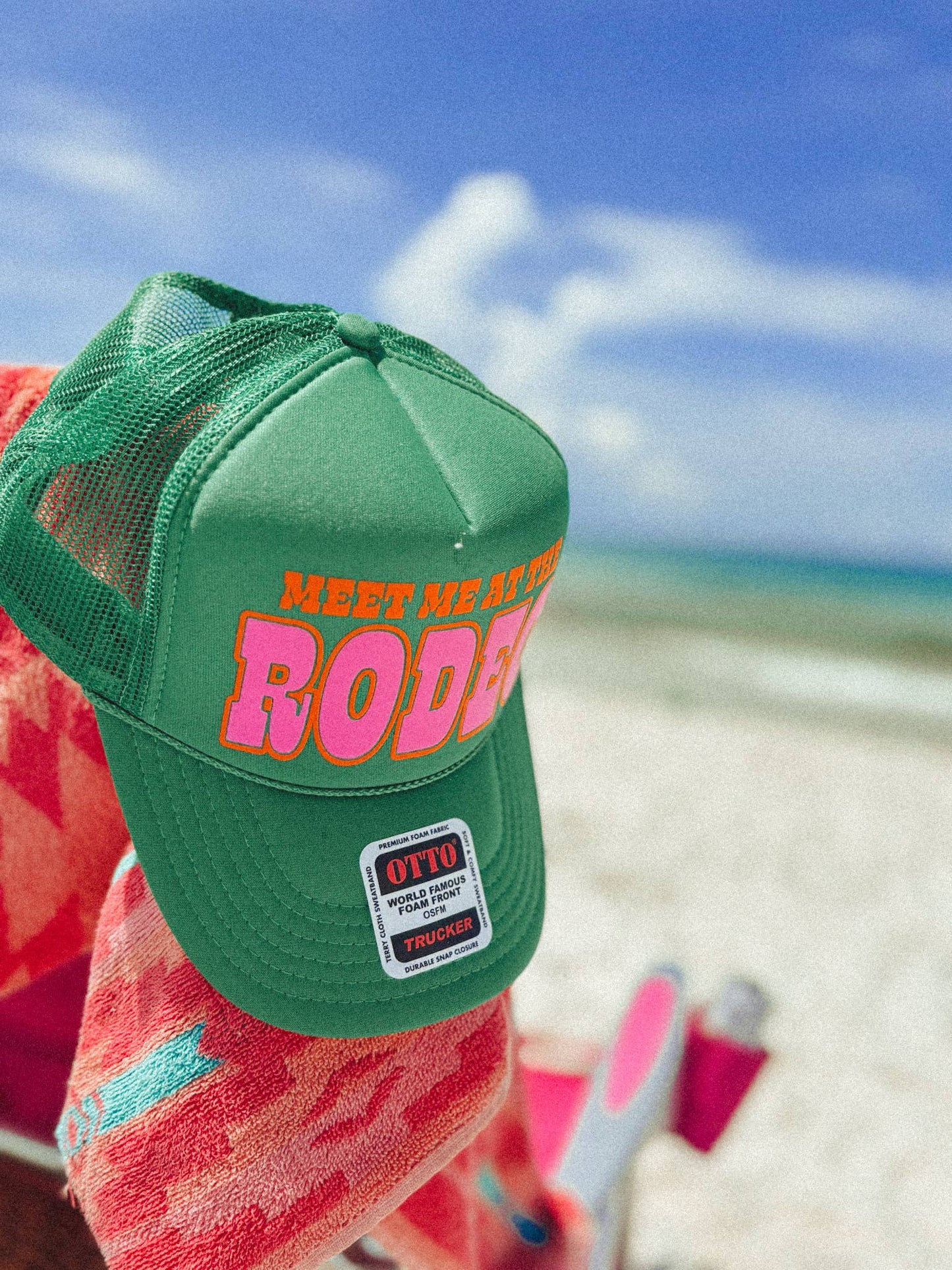 Meet Me At The Rodeo, Western Trucker Hat