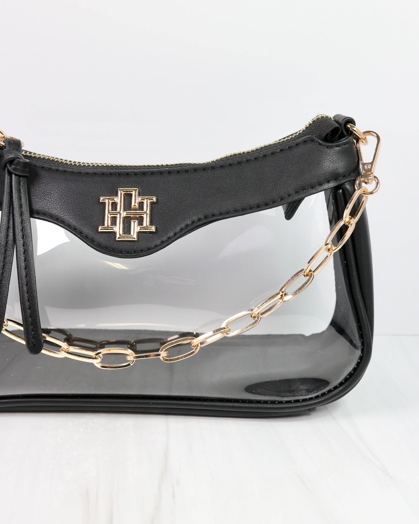 Cassidy Clear Crossbody BLACK