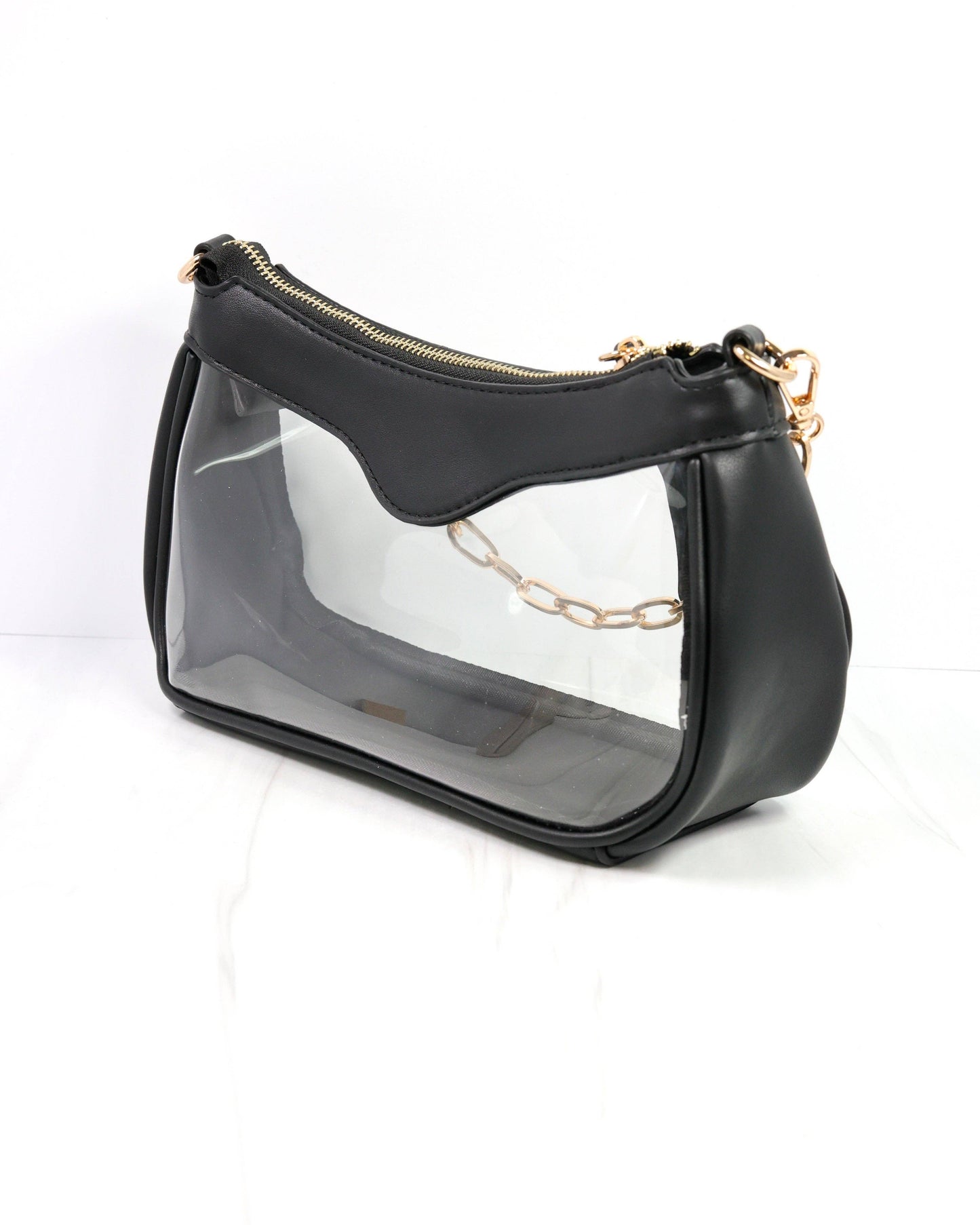 Cassidy Clear Crossbody BLACK